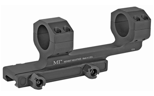 Picture of Midwest Industries Mism1g2 Gen 2 MI Scope Mount/Ring Combo Black Hardcoat Anodized MI-SM1G2 812102032458