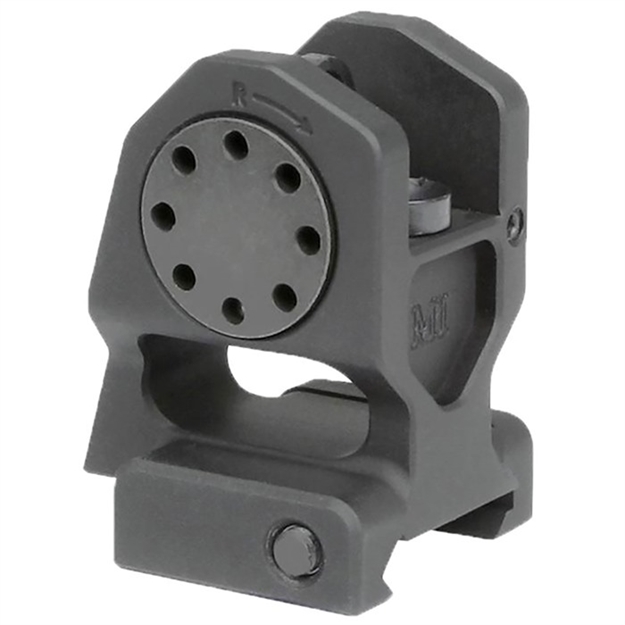 Picture of Midwest Industries Micbuis Combat Rifle Rear Fixed Sight  Black Hardcoat Anodized For Ar-15, M16, M4 MI-CBUIS 812102032335