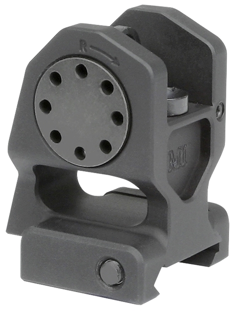 Picture of Midwest Industries Micbuis Combat Rifle Rear Fixed Sight  Black Hardcoat Anodized For Ar-15, M16, M4 MI-CBUIS 812102032335