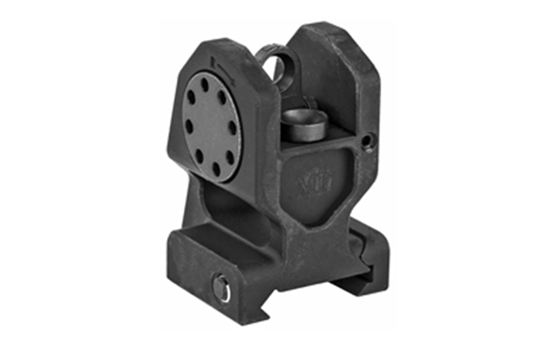 Picture of Midwest Industries Micbuis Combat Rifle Rear Fixed Sight  Black Hardcoat Anodized For Ar-15, M16, M4 MI-CBUIS