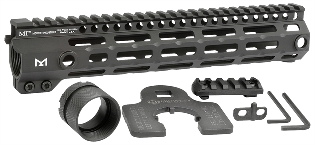 Picture of Midwest Industries Mig4m105 Tactical G4m Handguard Aluminum Black Anodized Ar-15 MI-G4M10.5 812102033035