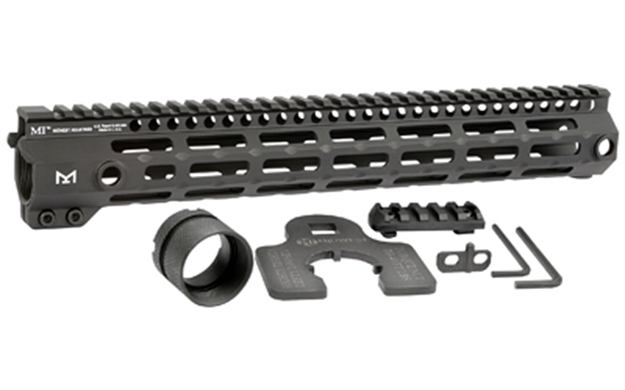 Picture of Midwest Industries Mig4m13375 Tactical G4m Handguard Ar-15 Black Hardcoat Anodized Black 13.3" 6061-T6 Aluminum M-Lok MI-G4M13.375