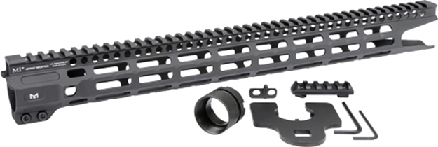 Picture of Midwest Industries Handguard Crm M-Lok 17.5" Combat Rail Fits Ar-15 MICRM17XR 812102032342