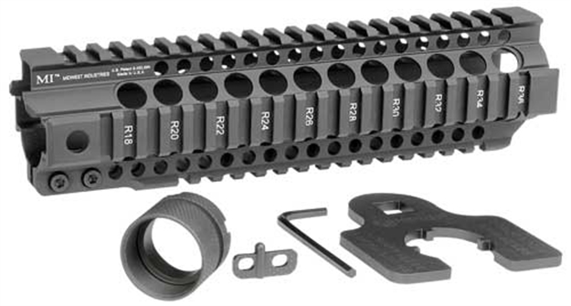 Picture of Midwest Industries Handguard Crt Picatinny 9.5" Fits Ar-15 MICRT95