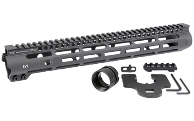 Picture of  Midwest Industries Inc Mislh14 Slimline Ar-15 6061 Aluminum Black Hard Coat Anodized 14" 812102031031