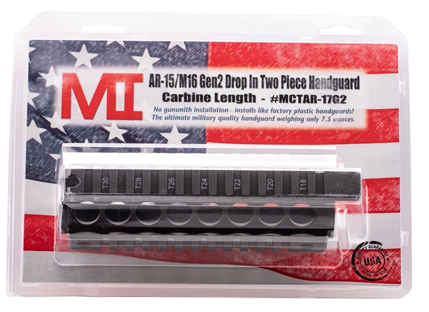 Picture of  Midwest Industries Inc Mctar17g2 Gen 2 Ar-15 6061 Aluminum Black Hard Coat Anodized 7"