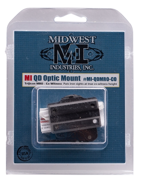 Picture of  Midwest Industries Miqdmroco Trijicon Mro QD Mount  Black Hardcoat Anodized