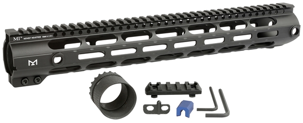 Picture of Midwest Industries Micr30815  Combat Handguard Ar-308/Lr-308 Black Hardcoat Anodized 15" 6061-T6 Aluminum MICRL30815 812102033202