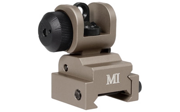 Picture of Midwest Industries Midwest Rear Flip UP Sight AR Fde