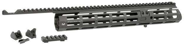 Picture of  Midwest Industries Mimar1895xrs Extended Sight System  13.63" M-Lok Black Hardcoat Anodized For Marlin 1895 Variants Includes Iron Sights