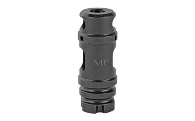 Picture of  Midwest Industries Mimb6 Muzzle Brake  Black Phosphate Steel With M14x1 LH Threads For 30 Cal Ak-Platform 816537018728