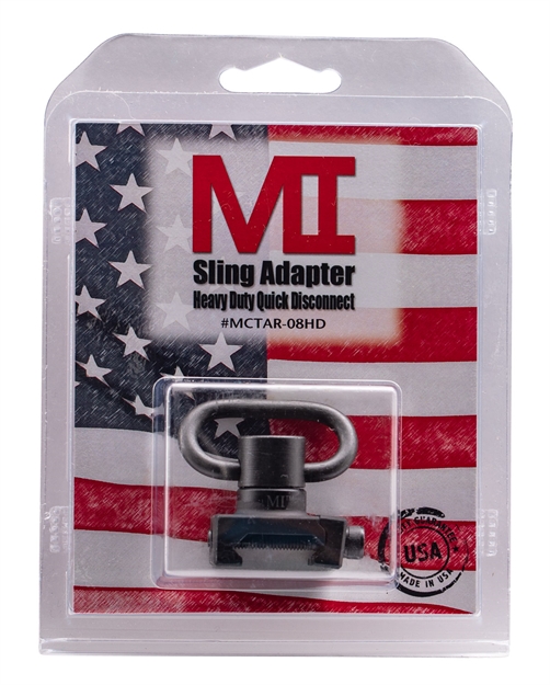 Picture of  Midwest Industries Mctar08hd Quick Detach  Front Sling Adapter HD Black Aluminum