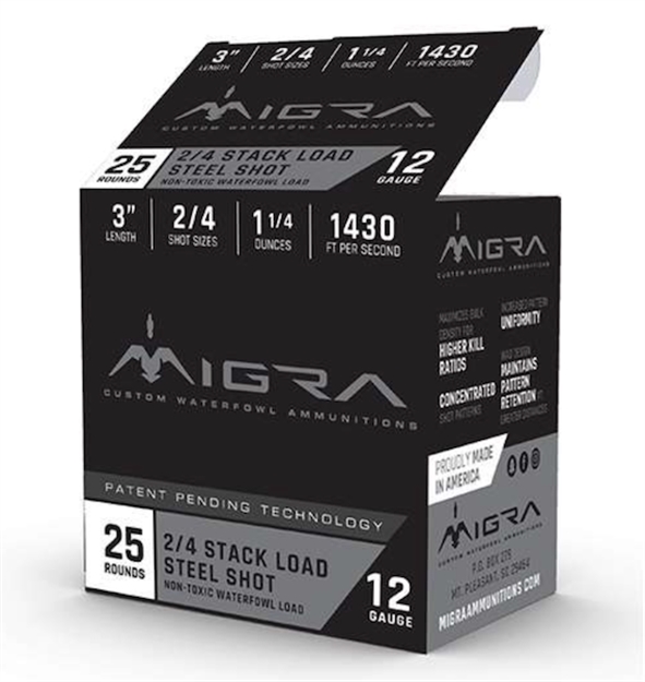 Picture of  Migra Ammunitions M20s24 Combinational  20Gauge 3" 1Oz 2/4Shot 25 Per Box/10 Case