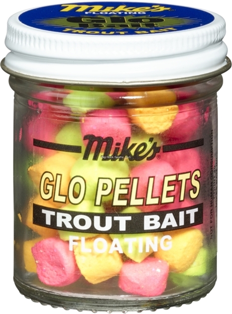 Picture of Mike's Floating Glitter Glo Pellets Assorted 40/Jar