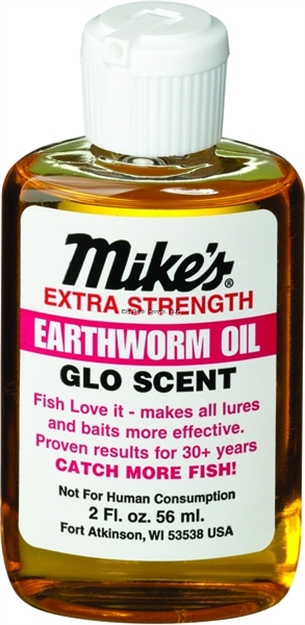Picture of Mike's Glo Scent Bait Oil Earthworm 2Oz