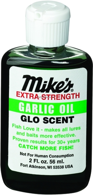 Picture of Mike's Glo Scent Bait Oil Garlic 2Oz