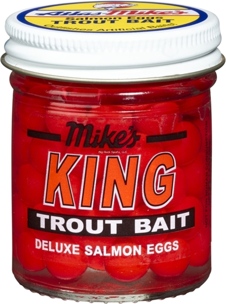 Picture of Mike's King Deluxe Salmon Eggs Red 1.1 OZ Jar
