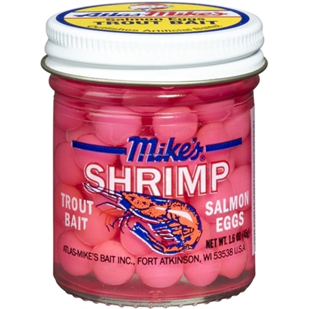 Picture of Mike's Shrimp Salmon Eggs Flourescent Pink 1.1 OZ Jar