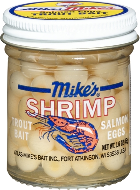 Picture of Mike's Shrimp Salmon Eggs White 1.1 OZ Jar