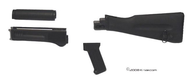 Picture of Military Spec Black Polymer Buttstock (Nato Length) And Pistol Grip