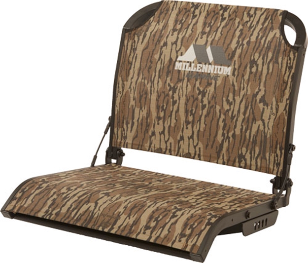 Picture of Millennium Marine B100 Boat Seat With Arm Rest Straps MO Bottomland B100BTL