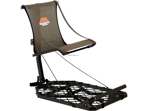 Picture of Millennium Treestands Monster Hang-On Lock-On Stand, Adjustable Seat 17"-20", W/Camlock Receiver, Backpack Straps, Footrest