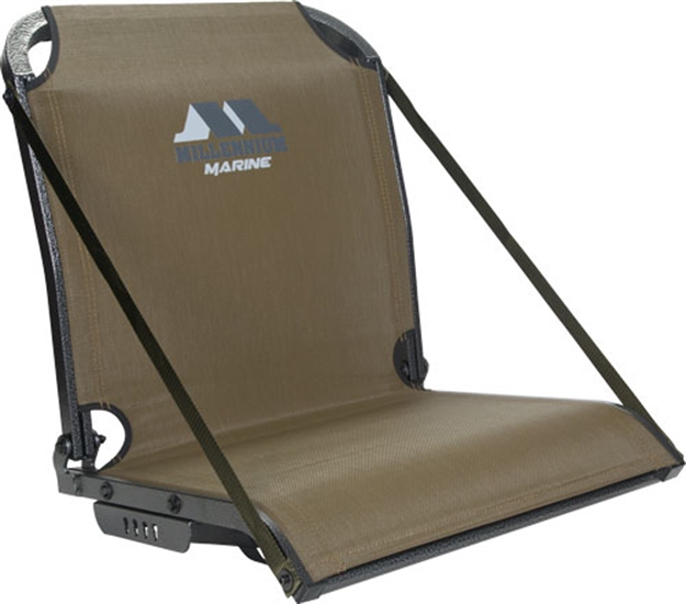 Picture of Millennium Treestands B100 Boat Seat With Arm Rest Straps Green B-100-GN 853421001442