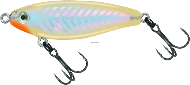 Picture of Mirrolure C-Eye Pro Series Suspending Twitchbait, 2 5/8", 3/8 Oz, 3-D Eyes, Bone Back & Belly/Silver Bones