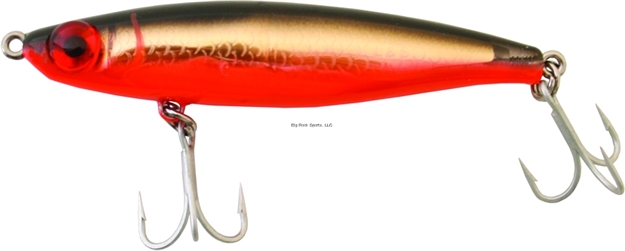 Picture of Mirrolure Catch 2000 Suspending Twitchbait, 3 1/2", 1/2 Oz, Black Back/Fluorescent Orange Belly/Gold Scale