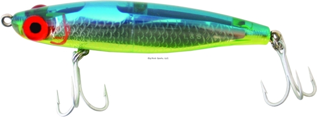 Picture of Mirrolure Catch 2000 Suspending Twitchbait, 3 1/2", 1/2 Oz, Blue Back/Translucent Chartreuse Belly/Silver Scale