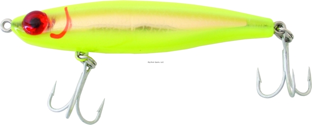 Picture of Mirrolure Catch 2000 Suspending Twitchbait, 3 1/2", 1/2 Oz, Fluorescent Chartreuse Back & Belly/Gold Scale