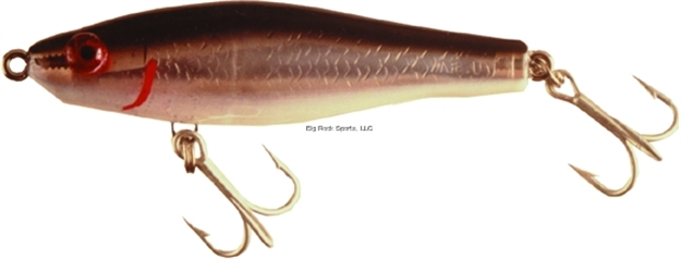 Picture of Mirrolure Catch 2000 Suspending Twitchbait, 3 1/2", 1/2 Oz, Red Head/White Back & Belly/Silver Scale