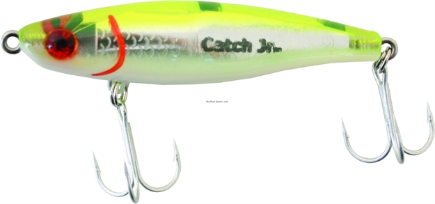 Picture of Mirrolure Catch JR Suspending Twitchbait, 3", 3/8 Oz, Chartreuse Back/Pearl Belly/Silver