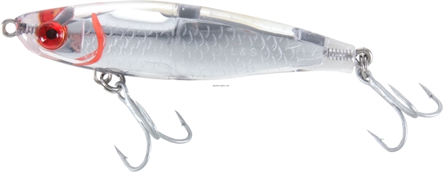 Picture of Mirrolure Catch JR Suspending Twitchbait, 3", 3/8 Oz, Silver Scale/Clear