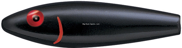 Picture of Mirrolure Classic Series Sinking Twitchbait, 3 5/8", 1/2 Oz, 3-D Eyes, Black