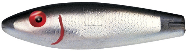 Picture of Mirrolure Classic Series Sinking Twitchbait, 3 5/8", 1/2 Oz, 3-D Eyes, Black Back/White Belly/Silver Scale