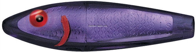 Picture of Mirrolure Classic Series Sinking Twitchbait, 3 5/8", 1/2 Oz, 3-D Eyes, Purple Demon