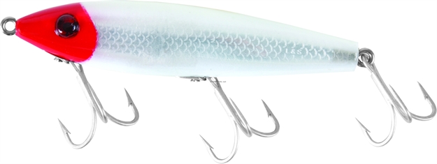 Picture of Mirrolure Classic Series Sinking Twitchbait, 3 5/8", 1/2 Oz, 3-D Eyes, Red Head/White Back & Belly/Silver Scale 51Mr-11