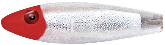 Picture of Mirrolure Classic Series Sinking Twitchbait, 3 5/8", 1/2 Oz, 3-D Eyes, Red Head/White Back & Belly/Silver Scale 52Mr-11