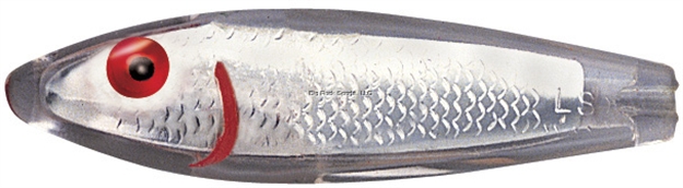 Picture of Mirrolure Classic Series Sinking Twitchbait, 3 5/8", 1/2 Oz, 3-D Eyes, Silver Scale/Clear