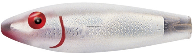 Picture of Mirrolure Classic Series Sinking Twitchbait, 3 5/8", 1/2 Oz, 3-D Eyes, White Back & Belly/Silver Scale