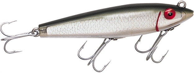 Picture of Mirrolure Classic Series Twitchbait, 3 5/8", 3/8 Oz, 3-D Eyes, Green Back/White Belly/Silver Scale, Floating