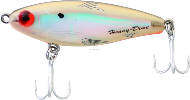 Picture of Mirrolure Heavy Dine Sinking Twitchbait, 2 5/8", 7/16 Oz, 3-D Eyes, Rattling, Black/Bone Back/Orange/Bone Belly/Silver