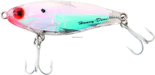 Picture of Mirrolure Heavy Dine Sinking Twitchbait, 2 5/8", 7/16 Oz, 3-D Eyes, Rattling, Silver Scale/Clear