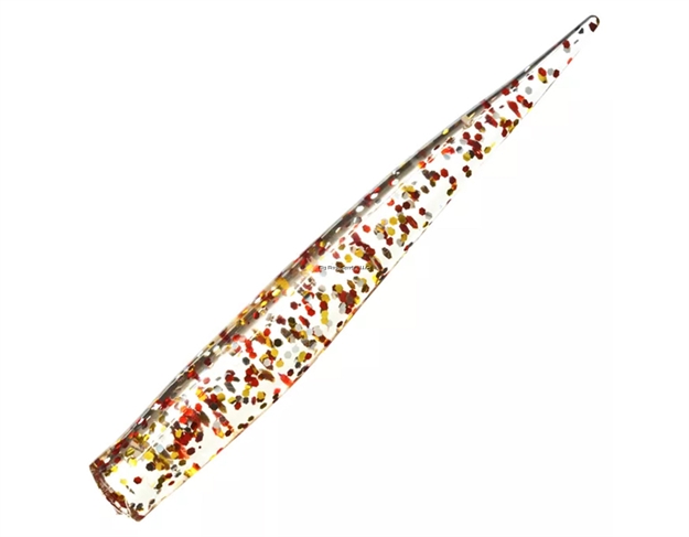 Picture of Mirrolure Lil John Scented Soft Plastic Twitchbait, 3 3/4" Gold/Red Glitter