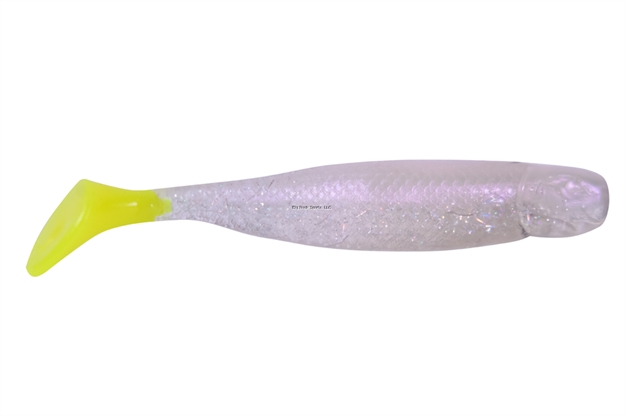 Picture of Mirrolure Marsh Minnow Scented Soft Plastic Paddle Tail Lure, 3 3/4", Blue Moon