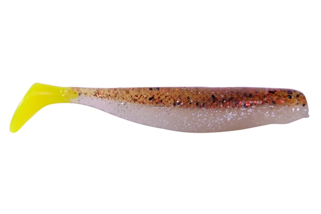 Picture of Mirrolure Marsh Minnow Scented Soft Plastic Paddle Tail Lure, 3 3/4", Chicken