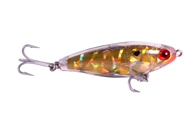 Picture of Mirrolure Mirrodine XL Broken Glass Suspending Twitchbait, 3 1/8", 9/16 Oz., Gold Broken Glass Suspending Twitchbait,