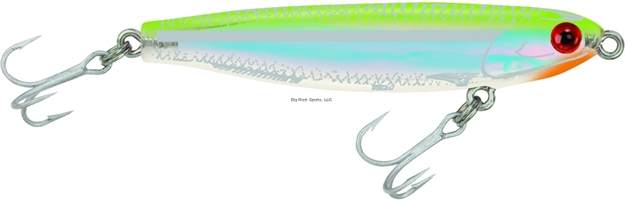 Picture of Mirrolure Mirrominnow Suspending Twitchbait, 3 1/4", 3/8 Oz, Chartreuse Back/Pearl Belly/Silver