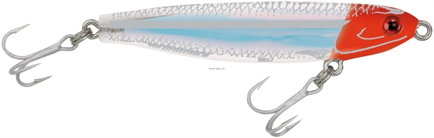 Picture of Mirrolure Mirrominnow Suspending Twitchbait, 3 1/4", 3/8 Oz, Red Head/White Back & Belly/Silver